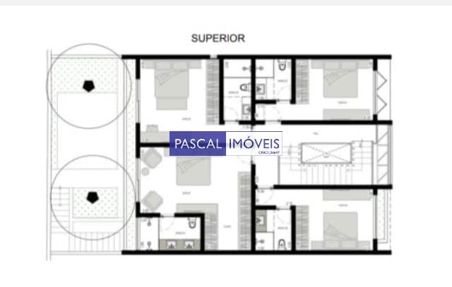 Casa em Condominio em Alto da Boa Vista