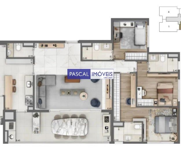Apartamento em Santo Amaro